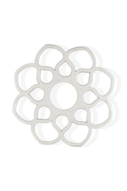 Bloom Petal Handcrafted Aluminum Trivet – 8"