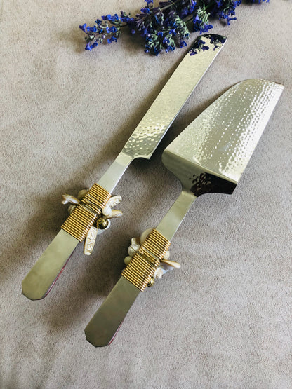 Embellished Cake Server Set
