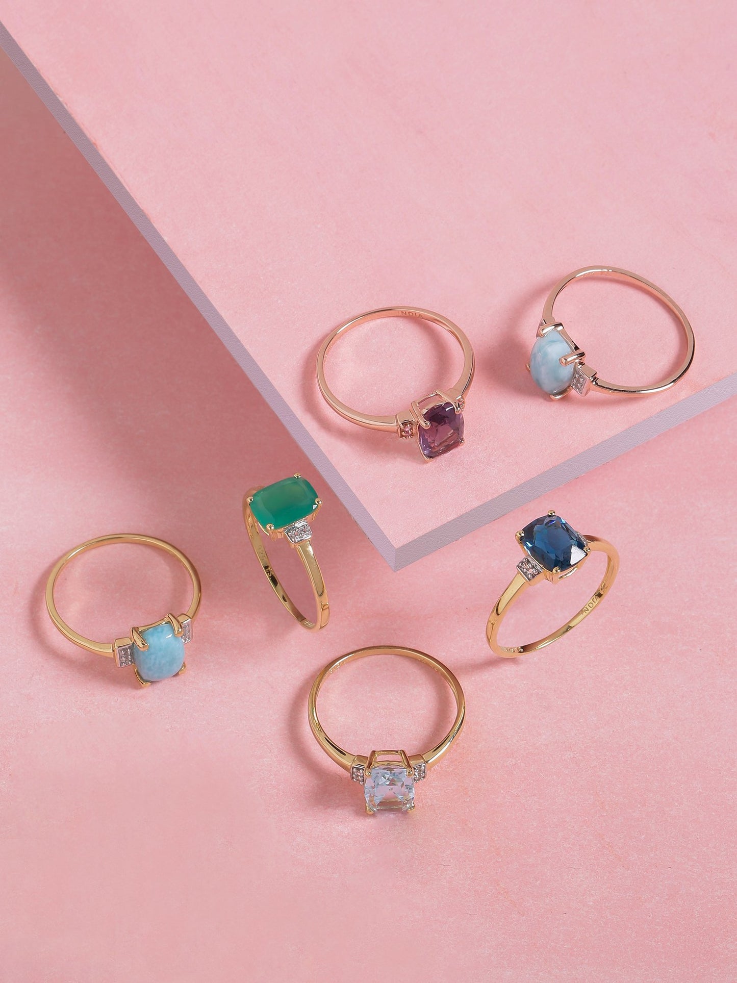 Tiramisu 1.62 Ct London Blue Topaz Solid 10k Yellow Gold Ring