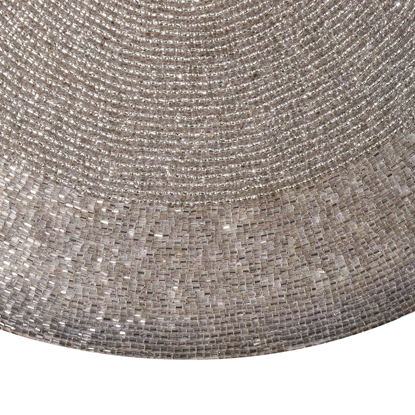 Silver Beaded Placemat