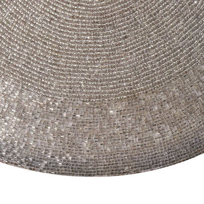 Silver Beaded Placemat