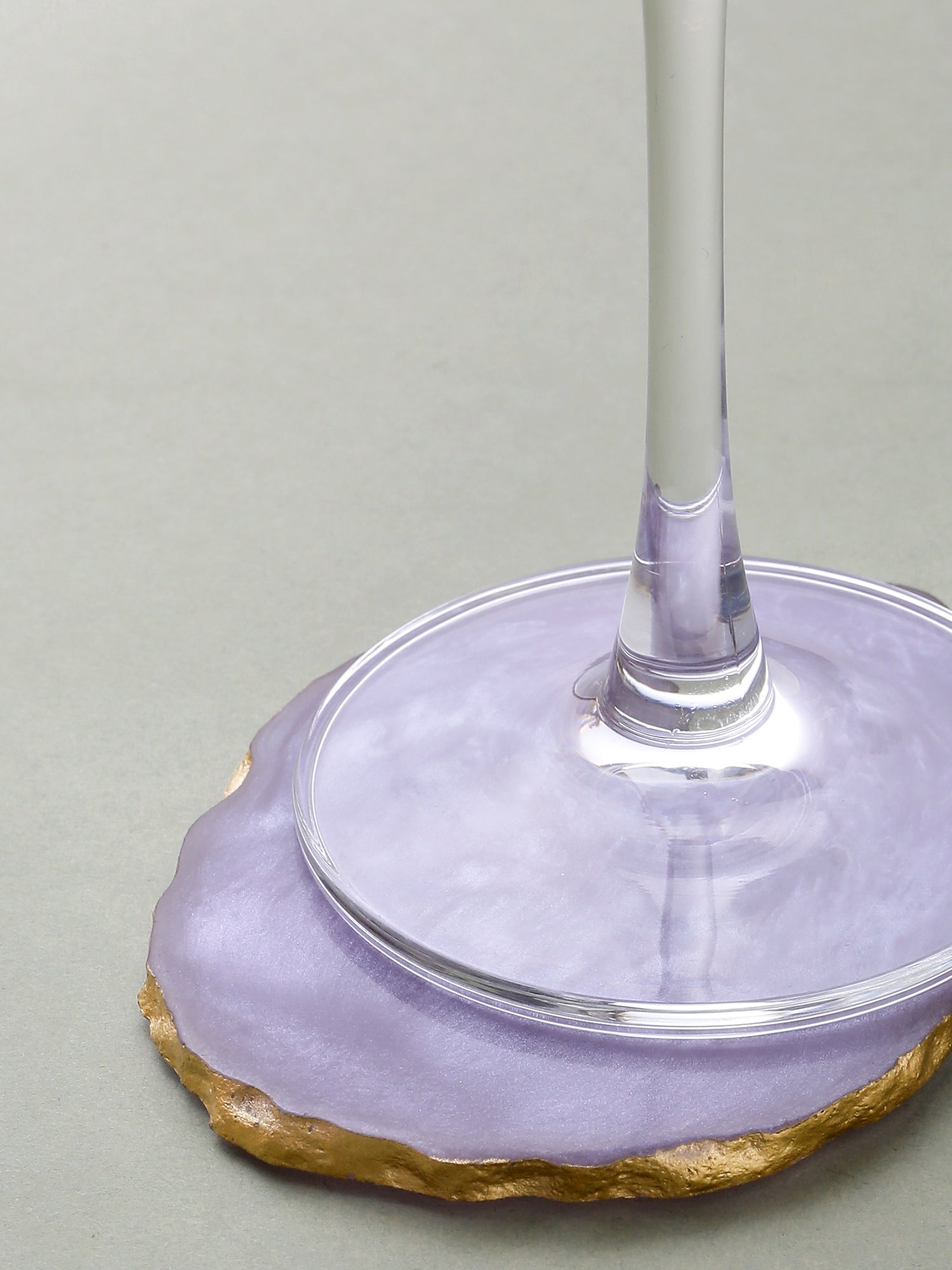 Purple Resin Coaster- Set of 4 tiramisuusa