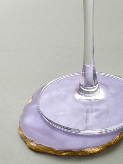 Purple Resin Coaster- Set of 4 tiramisuusa