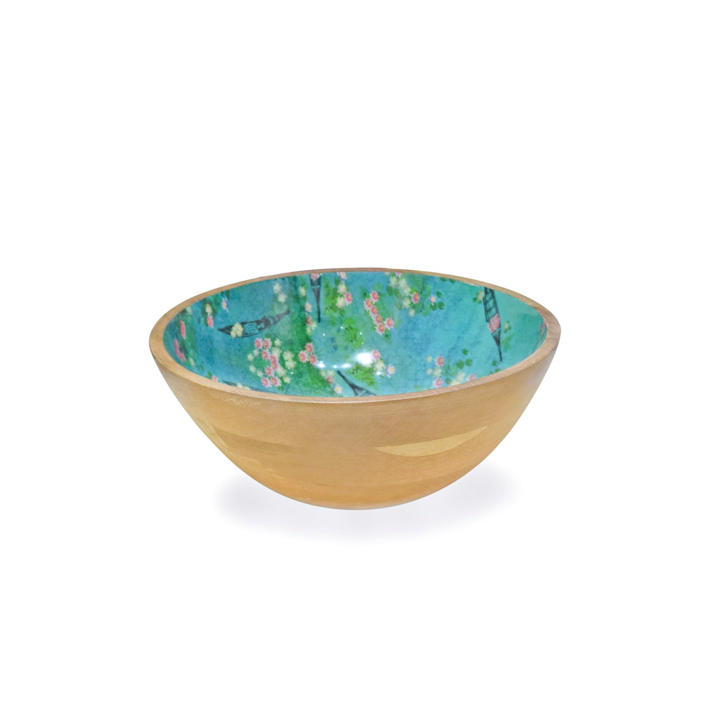 Lake Reverie Salad Bowl with Salad Servers